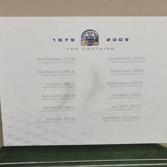 Edmonton Oilers Captains 1979 - 2009 - Picture 3 of 3